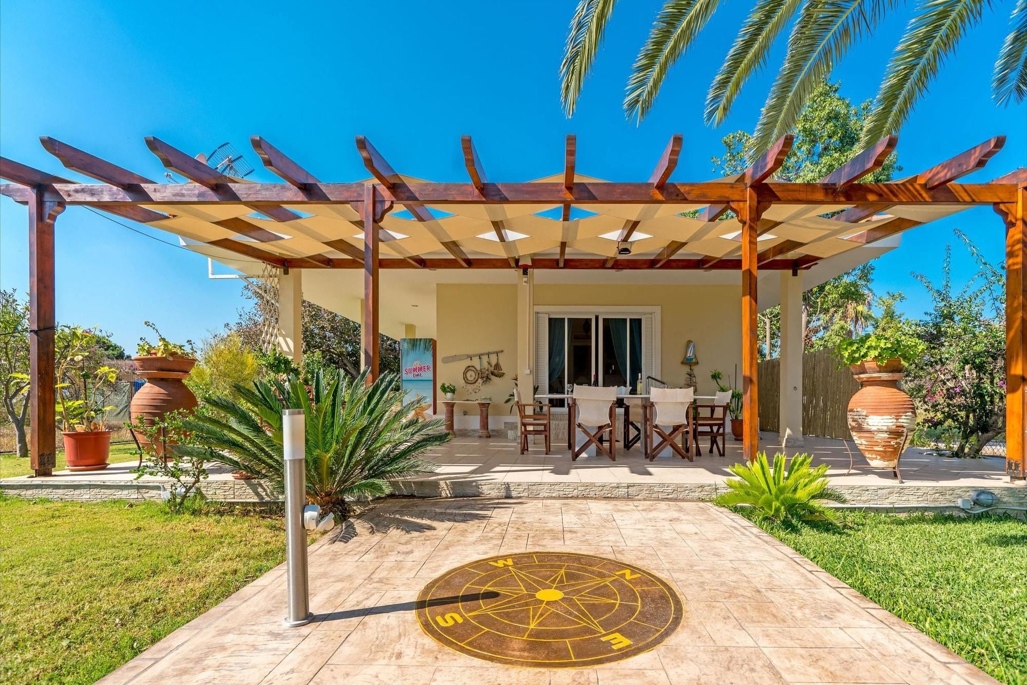 Maria'S Seaside Villa - House With 3 Rooms In Marathon, With Wonderful Экстерьер фото