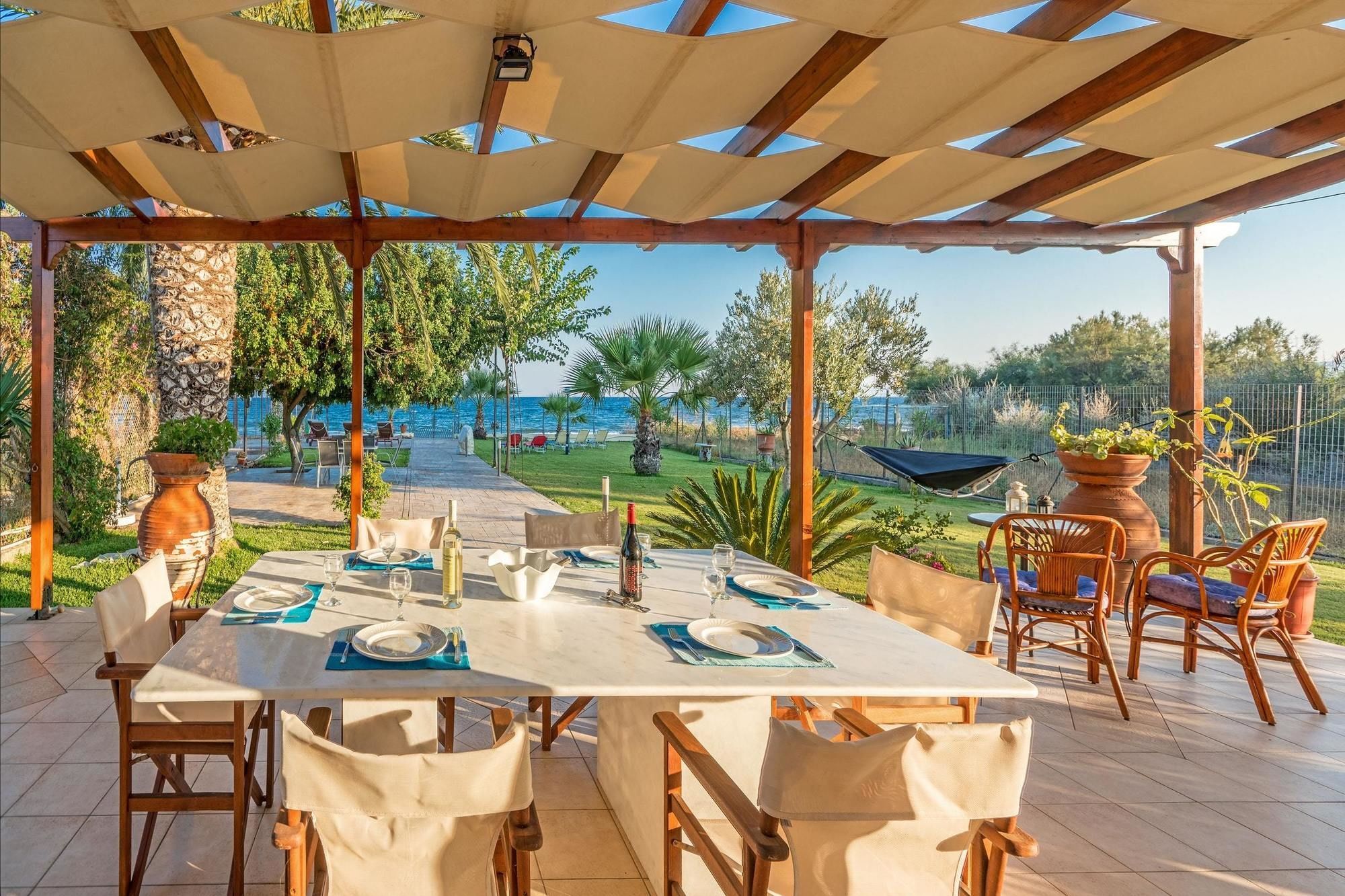 Maria'S Seaside Villa - House With 3 Rooms In Marathon, With Wonderful Экстерьер фото