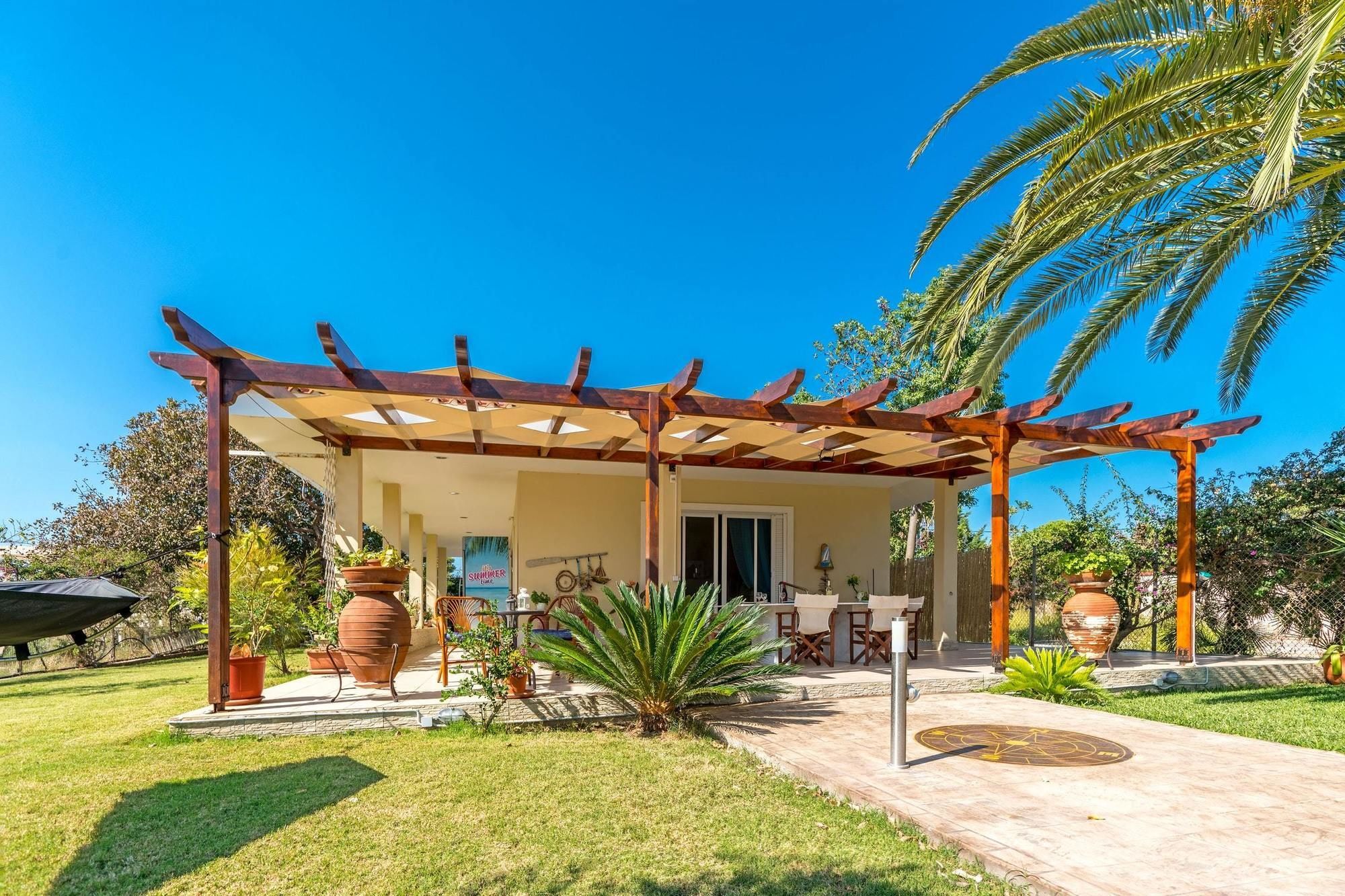 Maria'S Seaside Villa - House With 3 Rooms In Marathon, With Wonderful Экстерьер фото