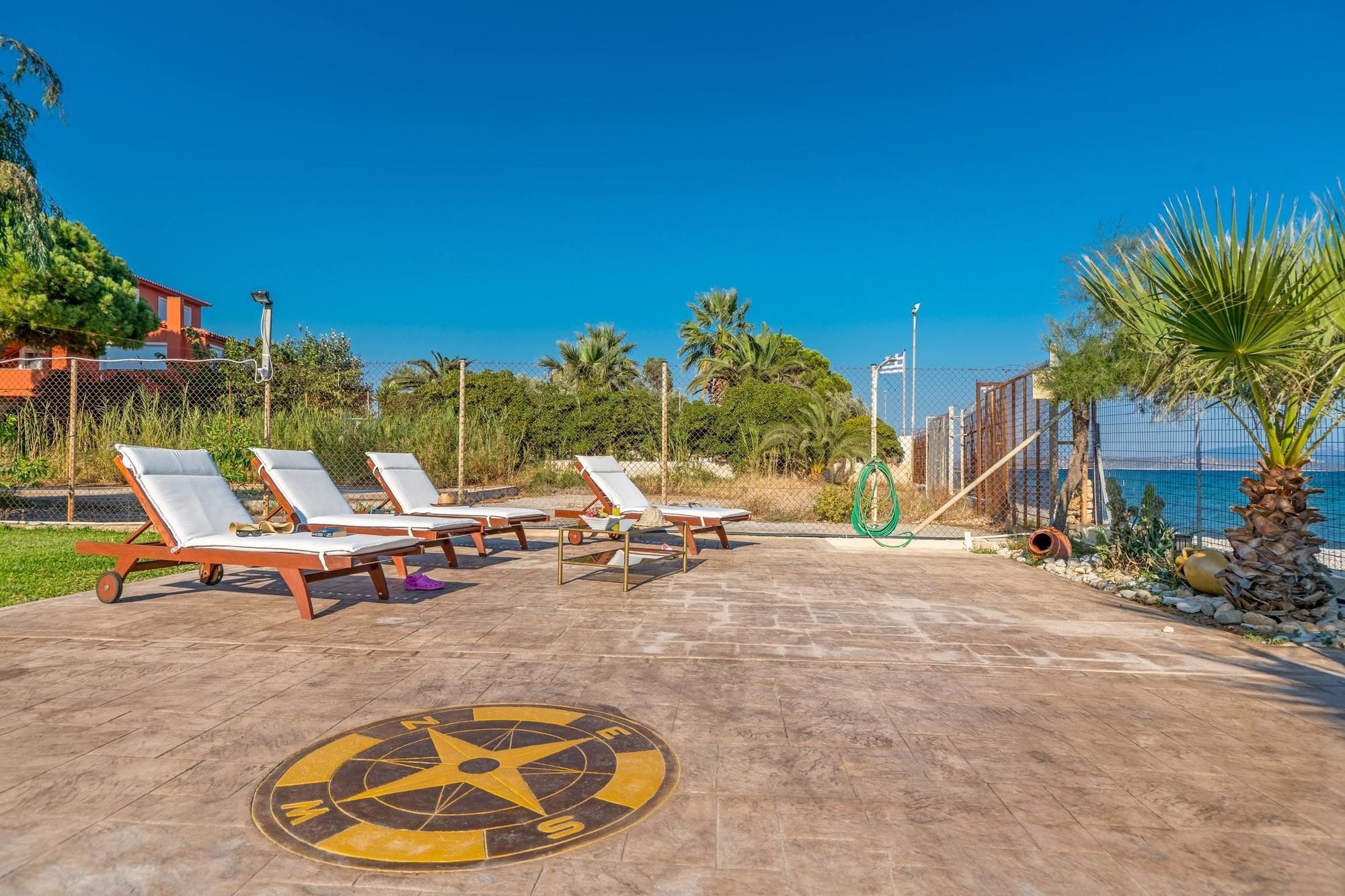Maria'S Seaside Villa - House With 3 Rooms In Marathon, With Wonderful Экстерьер фото