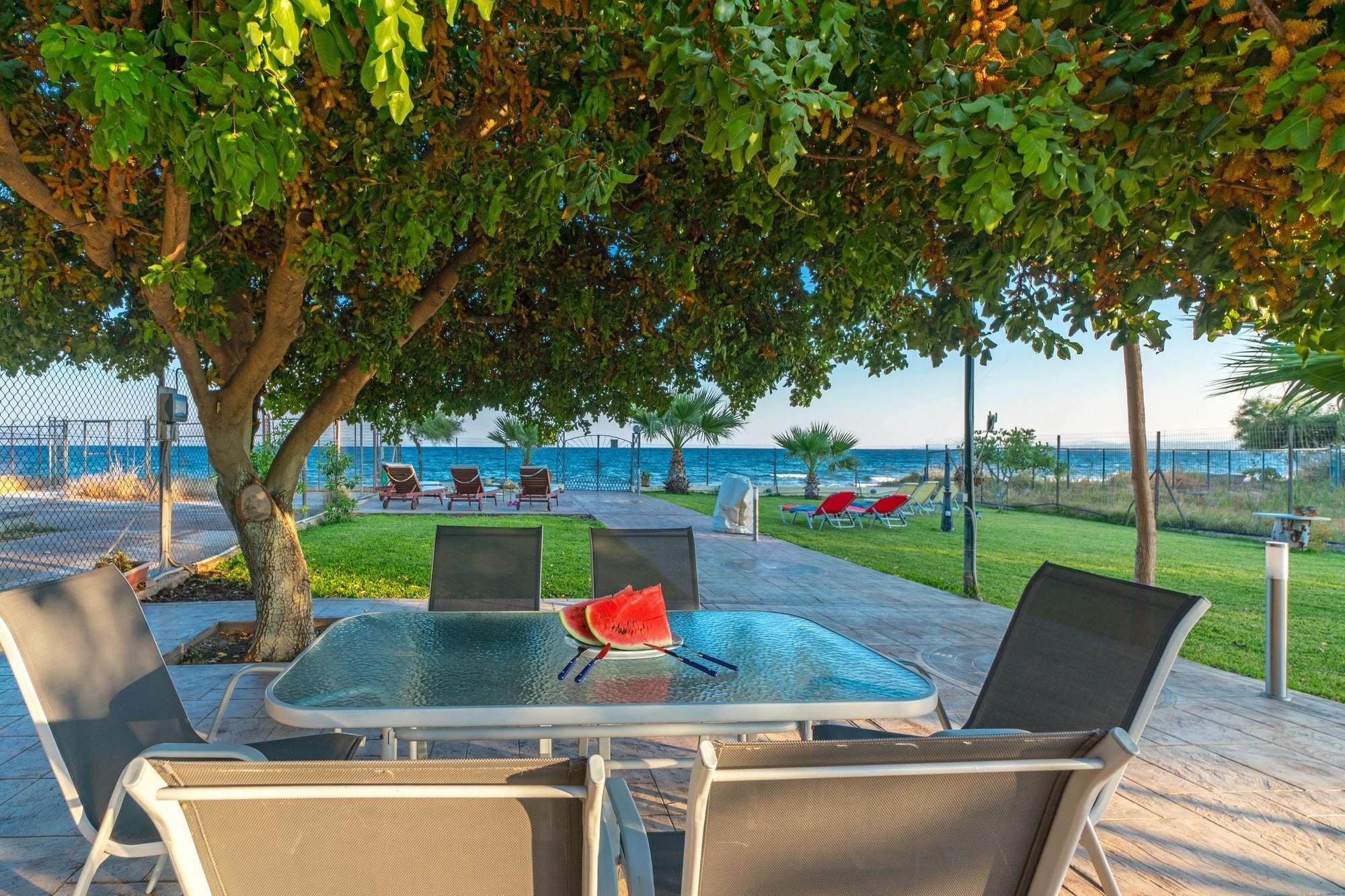 Maria'S Seaside Villa - House With 3 Rooms In Marathon, With Wonderful Экстерьер фото